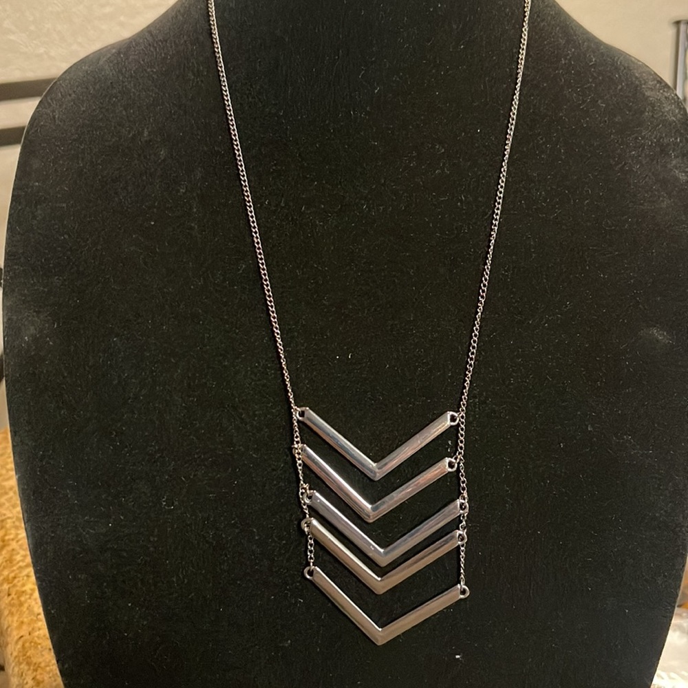 Chevron Stack Necklace - image 2